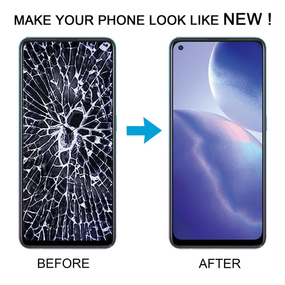 For OPPO Reno5 Z Original AMOLED LCD Screen Digitizer Full Assembly with Frame