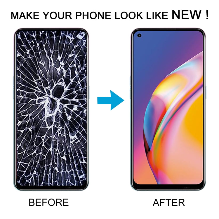 For OPPO A94 5G Original AMOLED LCD Screen Digitizer Full Assembly with Frame