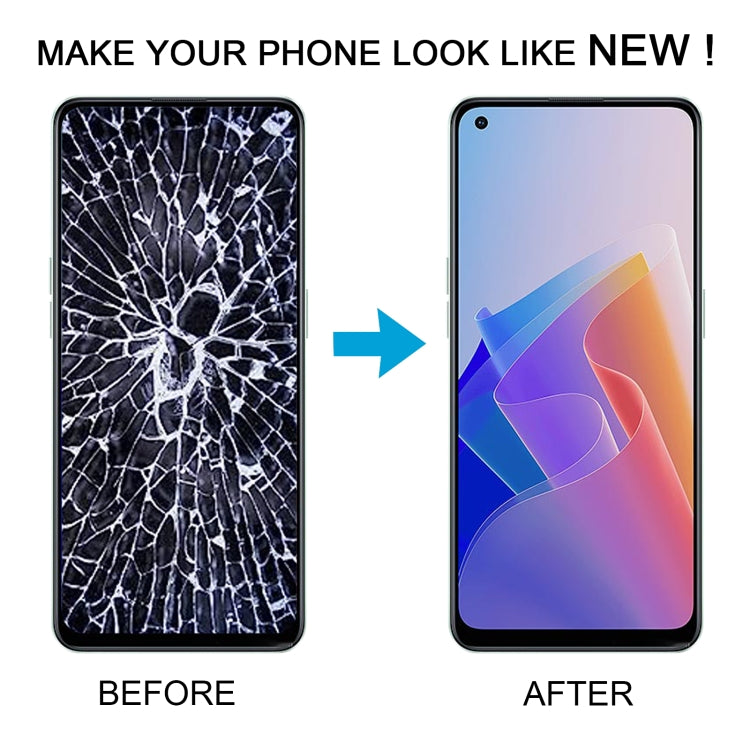 For OPPO Reno7 Z 5G Original AMOLED LCD Screen Digitizer Full Assembly with Frame