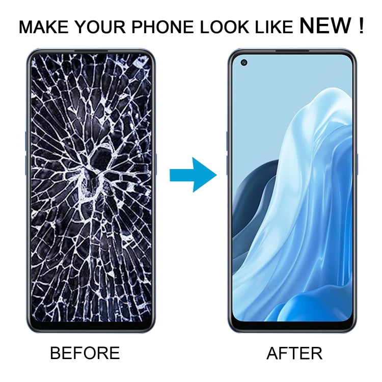 For OPPO Reno7 5G Original AMOLED LCD Screen Digitizer Full Assembly with Frame