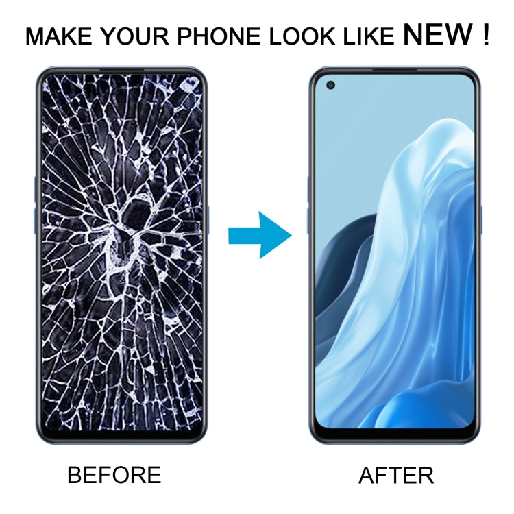 For OPPO Reno7 4G Original AMOLED LCD Screen Digitizer Full Assembly with Frame
