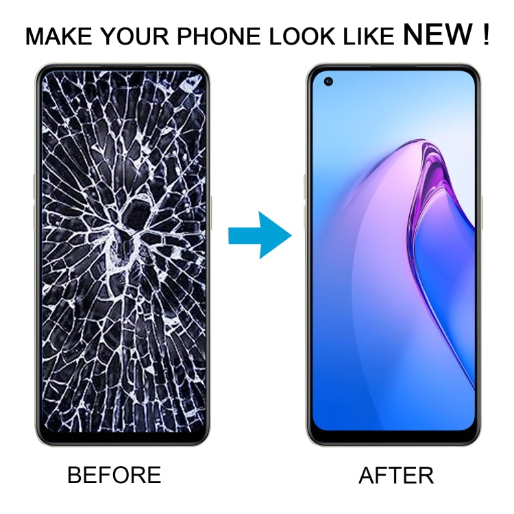 For OPPO Reno8 4G Original AMOLED LCD Screen Digitizer Full Assembly with Frame