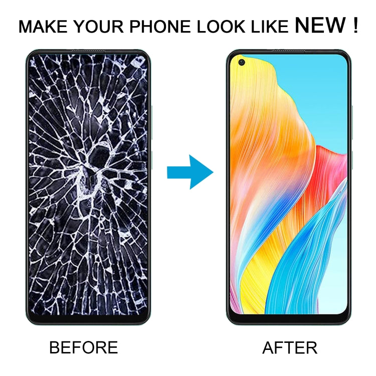 For OPPO A78 4G CPH2565 Original AMOLED LCD Screen Digitizer Full Assembly with Frame