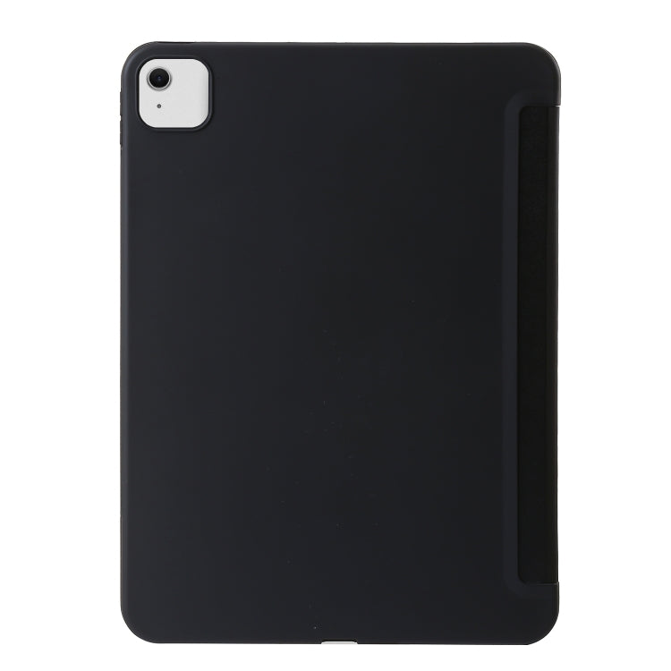 For iPad Air 11 2024 TPU Deformation Flip Leather Tablet Case with Holder(Black)