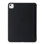 For iPad Air 11 2024 TPU Deformation Flip Leather Tablet Case with Holder(Black)