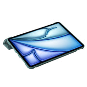 For iPad Air 11 2024 TPU Deformation Flip Leather Tablet Case with Holder(Dark Green)