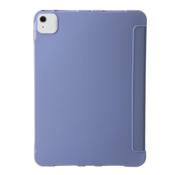 For iPad Air 11 2024 TPU Deformation Flip Leather Tablet Case with Holder(Purple)