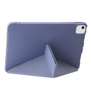 For iPad Air 11 2024 TPU Deformation Flip Leather Tablet Case with Holder(Purple)