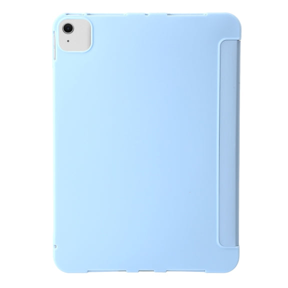 For iPad Air 11 2024 TPU Deformation Flip Leather Tablet Case with Holder(Sky Blue)