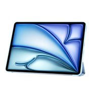 For iPad Air 11 2024 TPU Deformation Flip Leather Tablet Case with Holder(Sky Blue)