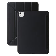 For iPad Air 13 2025 / 2024 TPU Deformation Flip Leather Tablet Case with Holder(Black)