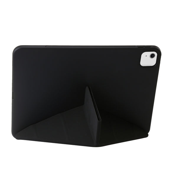 For iPad Air 13 2025 / 2024 TPU Deformation Flip Leather Tablet Case with Holder(Black)