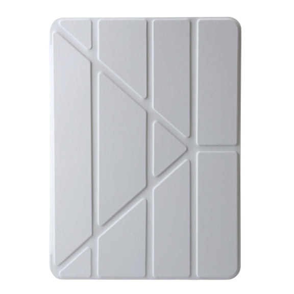 For iPad Air 13 2024 TPU Deformation Flip Leather Tablet Case with Holder(Grey)
