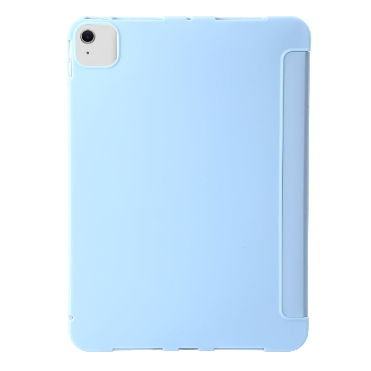 For iPad Air 13 2024 TPU Deformation Flip Leather Tablet Case with Holder(Sky Blue)