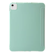 For iPad Air 13 2025 / 2024 TPU Deformation Flip Leather Tablet Case with Holder(Mint Green)