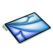 For iPad Air 13 2025 / 2024 TPU Deformation Flip Leather Tablet Case with Holder(Mint Green)