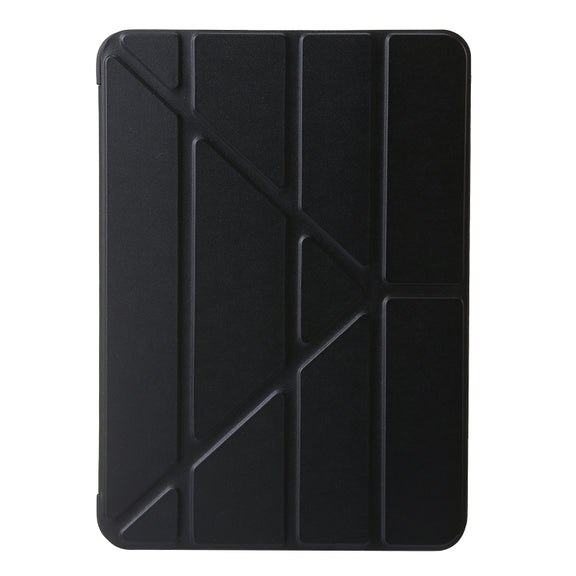 For iPad Pro 11 2024 TPU Deformation Flip Leather Tablet Case with Holder(Black)