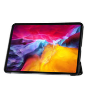 For iPad Pro 11 2024 TPU Deformation Flip Leather Tablet Case with Holder(Black)