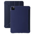 For iPad Pro 11 2024 TPU Deformation Flip Leather Tablet Case with Holder(Dark Blue) - iPad Pro 11 2024 Cases by PMC TechLife | Online Shopping South Africa | PMC TechLife | Buy Now Pay Later Mobicred