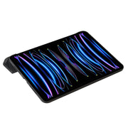 For iPad Pro 13 2024 TPU Deformation Flip Leather Tablet Case with Holder(Black)
