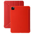 For iPad Pro 13 2024 TPU Deformation Flip Leather Tablet Case with Holder(Red) - iPad Pro 13 2024 Cases by PMC TechLife | Online Shopping South Africa | PMC TechLife | Buy Now Pay Later Mobicred