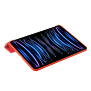 For iPad Pro 13 2024 TPU Deformation Flip Leather Tablet Case with Holder(Red)