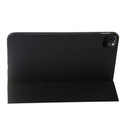 For iPad Pro 13 2024 Three-fold Holder Flip Tablet Leather Case(Black)