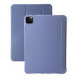 For iPad Pro 13 2024 Three-fold Holder Flip Tablet Leather Case(Purple) - iPad Pro 13 2024 Cases by PMC TechLife | Online Shopping South Africa | PMC TechLife | Buy Now Pay Later Mobicred