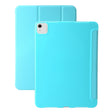 For iPad Air 13 2024 Three-fold Holder Flip Tablet Leather Case(Mint Blue) - iPad Air 13 2024 Cases by PMC TechLife | Online Shopping South Africa | PMC TechLife | Buy Now Pay Later Mobicred