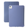 For iPad Air 11 2024 Three-fold Holder Flip Tablet Leather Case(Purple) - iPad Air 11 2024 Cases by PMC TechLife | Online Shopping South Africa | PMC TechLife | Buy Now Pay Later Mobicred
