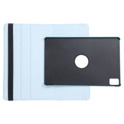 For iPad Pro 13 2024 360 Degree Rotation Litchi Texture Leather Tablet Case with Holder(Sky Blue)