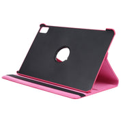 For iPad Pro 13 2024 360 Degree Rotation Litchi Texture Leather Tablet Case with Holder(Rose Red)