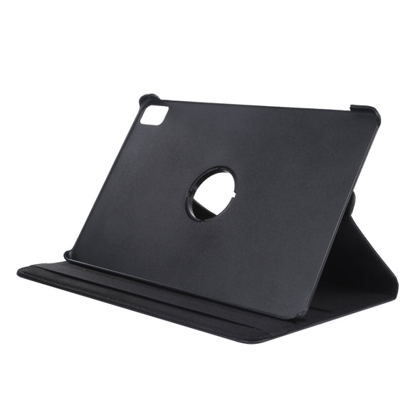 For iPad Pro 13 2024 360 Degree Rotation Litchi Texture Leather Tablet Case with Holder(Black)