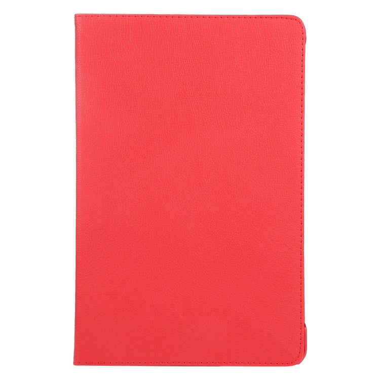 For iPad Air 13 2024 360 Degree Rotation Litchi Texture Leather Tablet Case with Holder(Red)