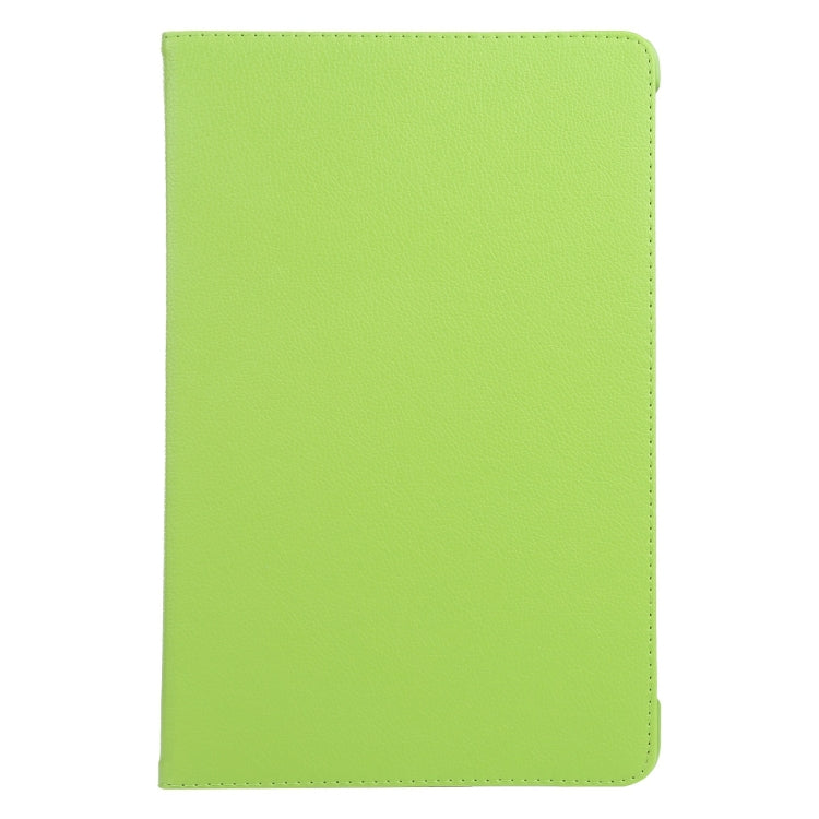 For iPad Air 13 2025 / 2024 360 Degree Rotation Litchi Texture Leather Tablet Case with Holder(Green)