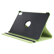 For iPad Air 13 2025 / 2024 360 Degree Rotation Litchi Texture Leather Tablet Case with Holder(Green)
