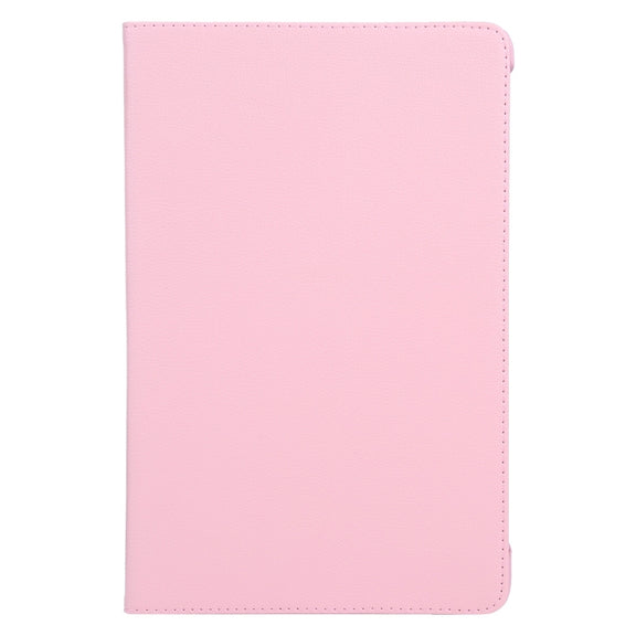 For iPad Air 11 2024 360 Degree Rotation Litchi Texture Leather Tablet Case with Holder(Pink)