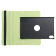 For iPad Air 11 2024 360 Degree Rotation Litchi Texture Leather Tablet Case with Holder(Green)