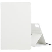 For iPad Pro 11 2024 360 Degree Rotation Litchi Texture Leather Tablet Case with Holder(White)