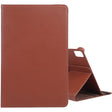 For iPad Pro 11 2024 360 Degree Rotation Litchi Texture Leather Tablet Case with Holder(Brown) - iPad Pro 11 2024 Cases by PMC TechLife | Online Shopping South Africa | PMC TechLife | Buy Now Pay Later Mobicred