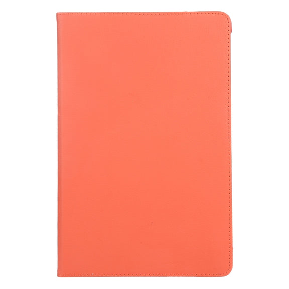 For iPad Pro 11 2024 360 Degree Rotation Litchi Texture Leather Tablet Case with Holder(Orange)