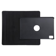 For iPad Pro 11 2024 360 Degree Rotation Litchi Texture Leather Tablet Case with Holder(Black)