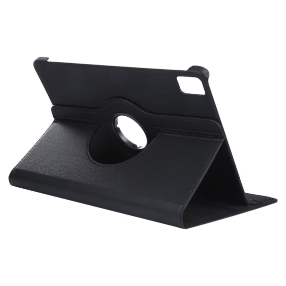 For iPad Pro 11 2024 360 Degree Rotation Litchi Texture Leather Tablet Case with Holder(Black)