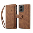 For Motorola Moto E14 ESEBLE Retro Frosted RFID Leather Phone Case(Brown) - Motorola Cases by ESEBLE | Online Shopping South Africa | PMC TechLife | Buy Now Pay Later Mobicred
