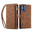 For Motorola Moto G85 ESEBLE Retro Frosted RFID Leather Phone Case(Brown) - free shipping - PMC TechLife - Order now!
