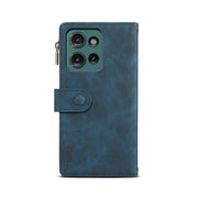 For Motorola Moto G75 5G ESEBLE Retro Frosted RFID Leather Phone Case(Dark Green)