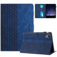 For Lenovo Tab M11/Xiaoxin Pad 11 2024 Building Blocks Embossed Leather Smart Tablet Case(Blue) - Lenovo by PMC Jewellery | Online Shopping South Africa | PMC Jewellery | Buy Now Pay Later Mobicred