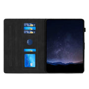 For Lenovo Tab M11/Xiaoxin Pad 11 2024 Building Blocks Embossed Leather Smart Tablet Case(Black)