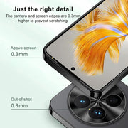 For Huawei Pura 70 Ultra AG Frosted Electroplating Acrylic Phone Case(Sierra Blue)