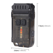 V15 EDC Flashlight Multi-function Work Light(Black)